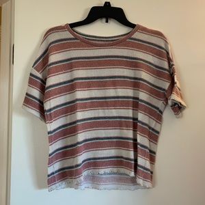 America Eagle Striped Top